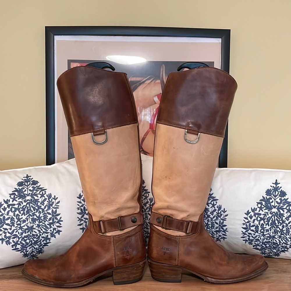 ⭐️ FABULOUS ⭐️ Vintage Frye Boots 7.5 (see note on size)